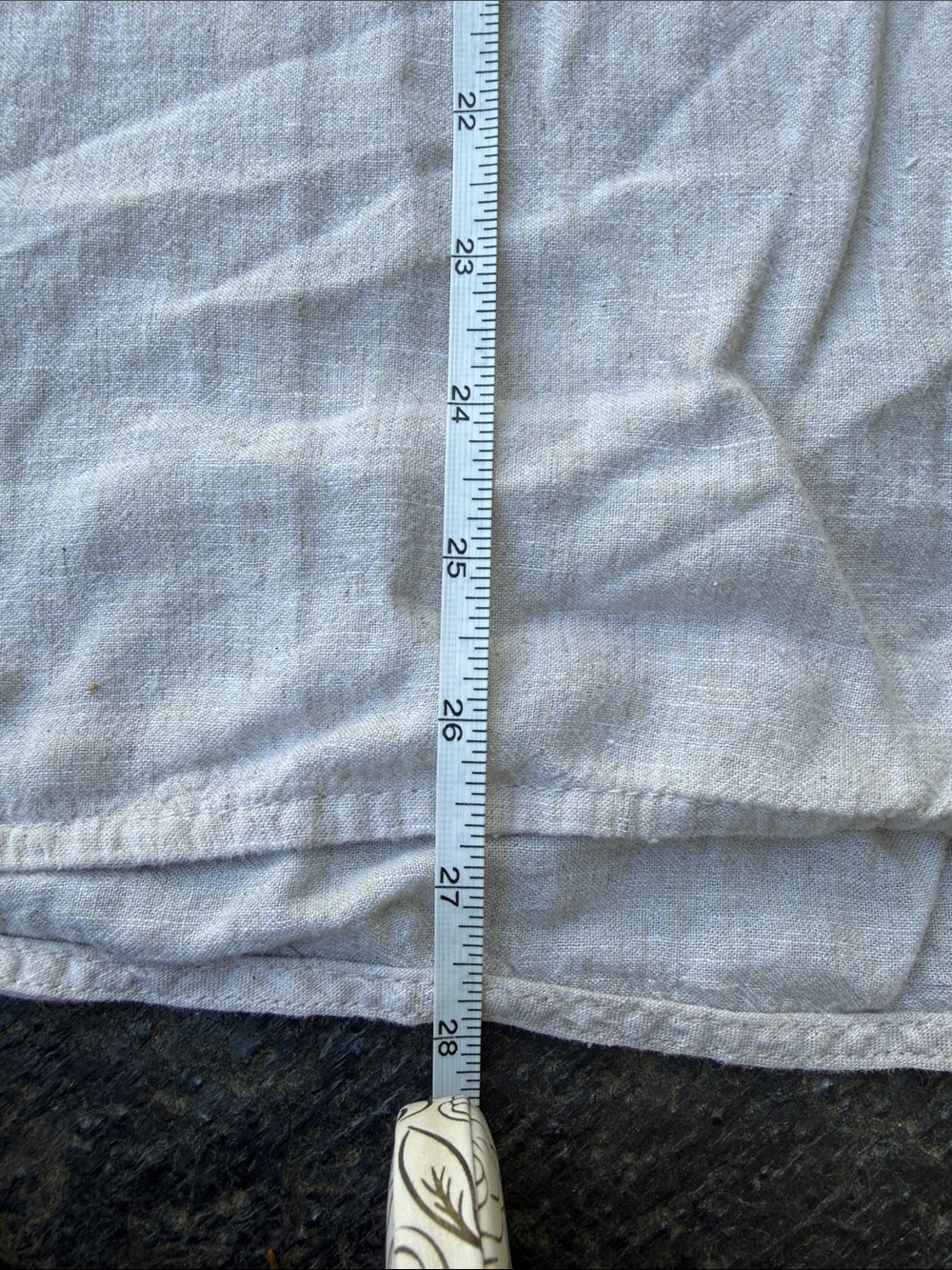 Old Navy Beige Linen-Blend Button Down Shirt - Picture 6 of 10